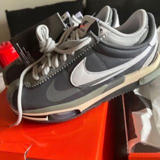 ナイキ(NIKE)のNIKE サカsacai × Nike Zoom CortezIron Grey(スニーカー)