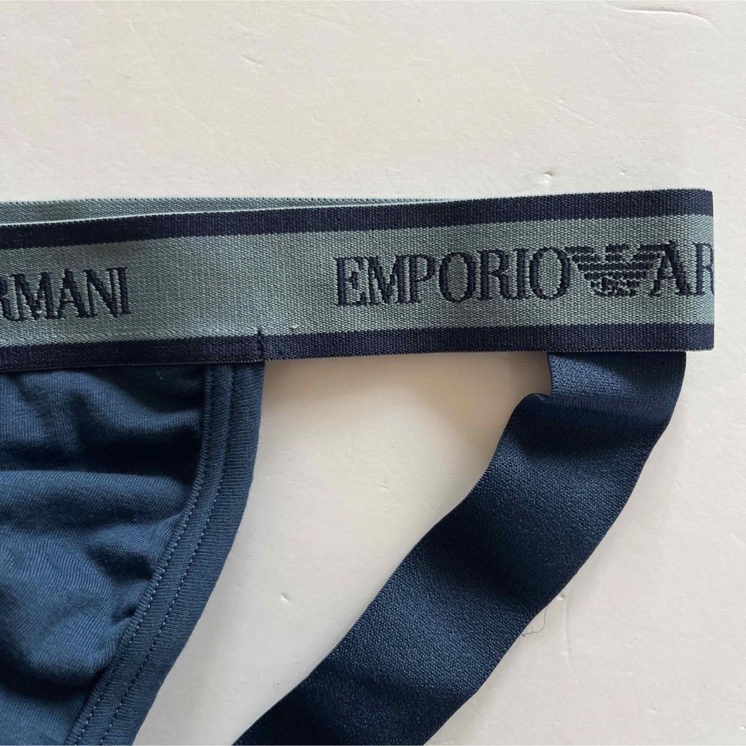 Emporio Armani(エンポリオアルマーニ)のアルマーニ　ジョックストラップ  ML ブルーネイビー　スポーツインナー メンズのアンダーウェア(その他)の商品写真