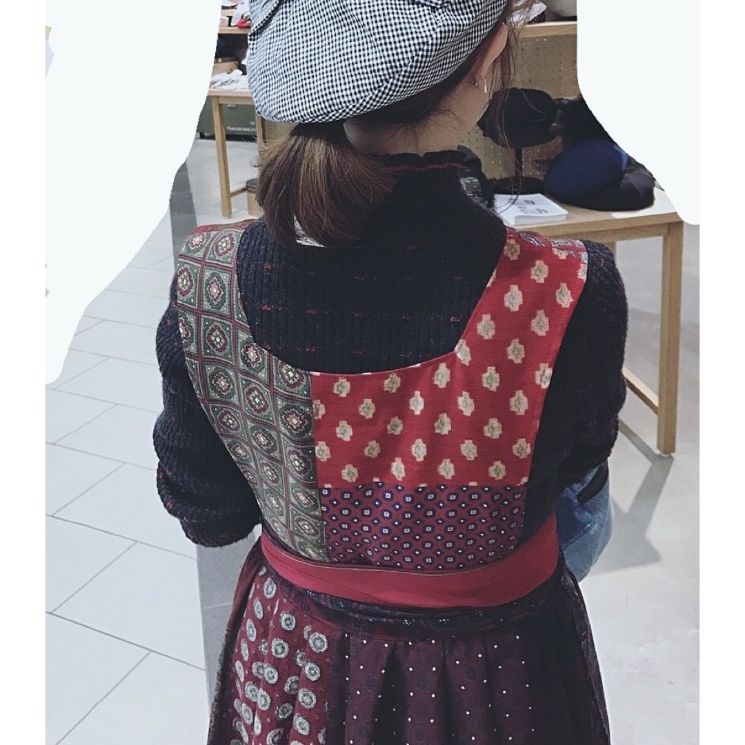 Malion vintage リメイクワンピース Malion vintage リメイクワンピース