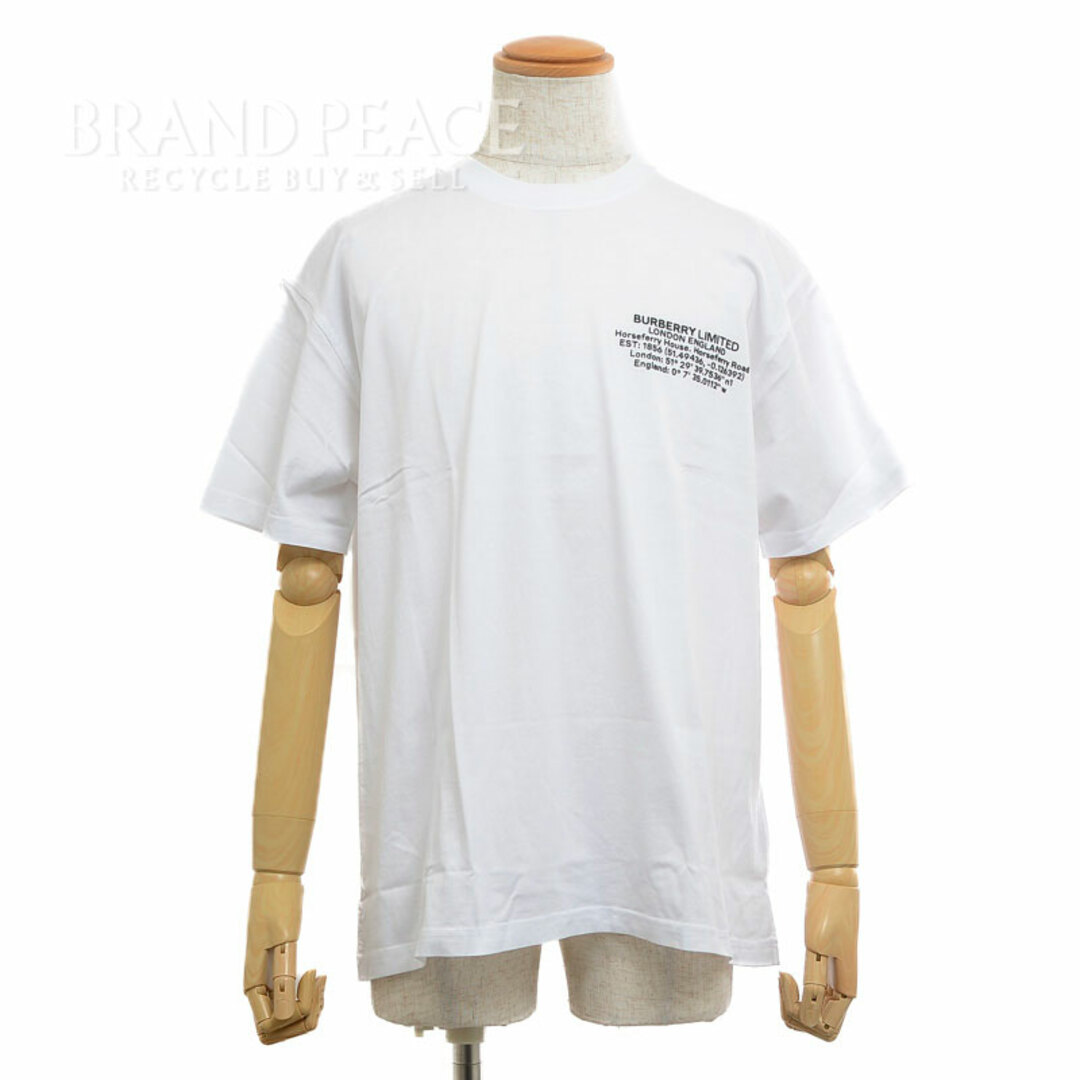 BURBERRY - バーバリー Tシャツ 半袖 ホワイト 8042749 Mサイズの通販