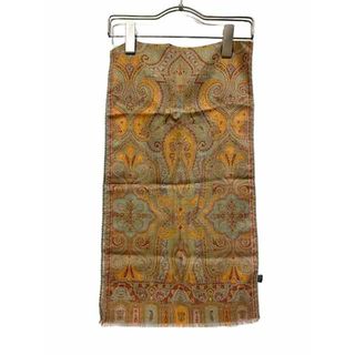 エトロ(ETRO)の【中古】ETRO エトロ  小物 ストール ペイズリー柄 カシミヤ シルク(バンダナ/スカーフ)