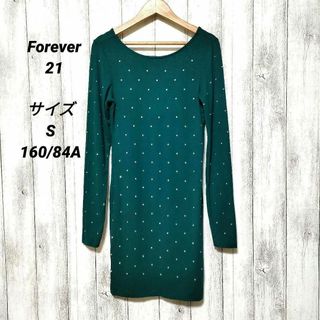 フォーエバートゥエンティーワン(FOREVER 21)のFOREVER21　(S 160/84A)　レーヨンワンピース(ひざ丈ワンピース)