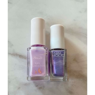 ネイルホリック(NAIL HOLIC)のパラドゥネイルファンデーション＆ネイルホリック(マニキュア)