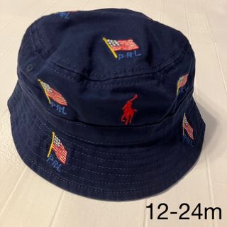 ラルフローレン(Ralph Lauren)の12-24m  ラルフローレン  ベビー　ハット　星条旗(帽子)