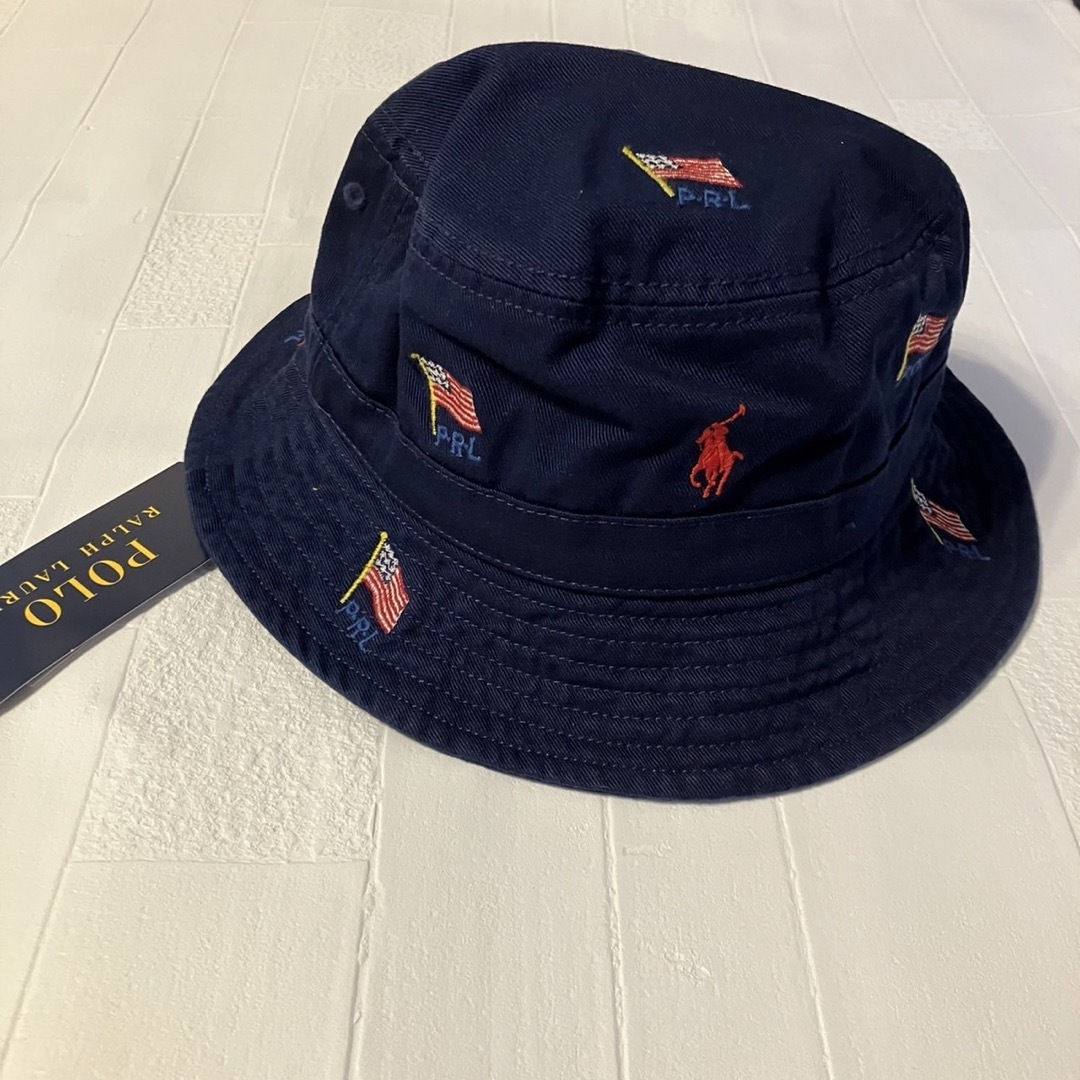 Ralph Lauren(ラルフローレン)の2-4t  ラルフローレン  ベビー　ハット　星条旗 キッズ/ベビー/マタニティのこども用ファッション小物(帽子)の商品写真