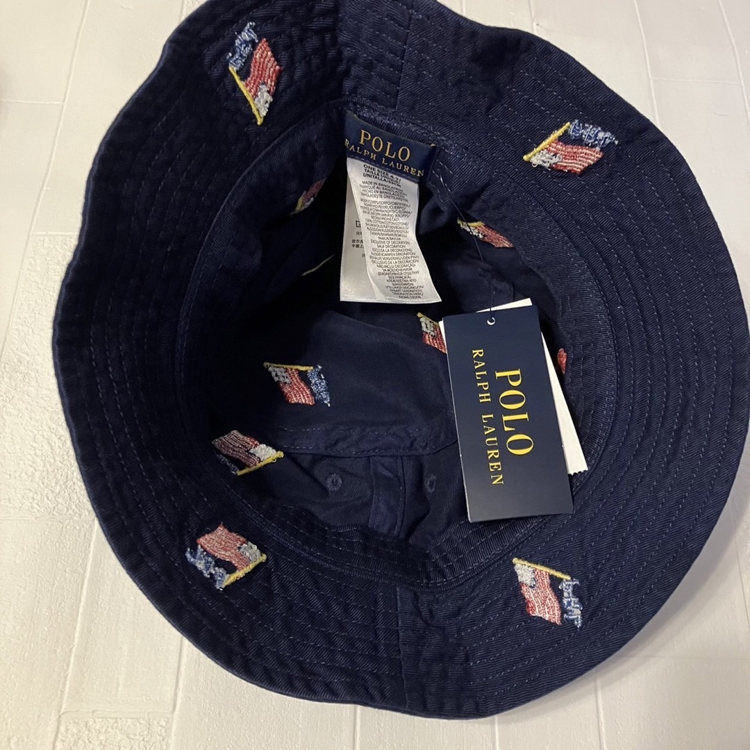 Ralph Lauren(ラルフローレン)の2-4t  ラルフローレン  ベビー　ハット　星条旗 キッズ/ベビー/マタニティのこども用ファッション小物(帽子)の商品写真