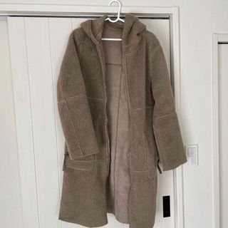 ザラ(ZARA)のボアリバーシブルコート(ロングコート)