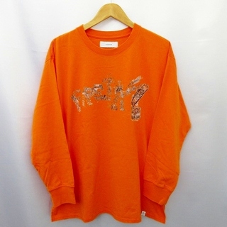ファセッタズム(FACETASM)のファセッタズム タグ付き 長袖 カットソー オレンジ 1 Sサイズ相当(Tシャツ/カットソー(七分/長袖))