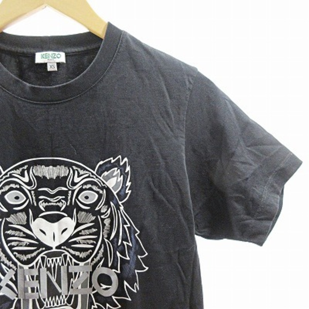 KENZO(ケンゾー)のケンゾー Tシャツ カットソー 半袖 タイガー プリント ロゴ ブラック XS メンズのトップス(Tシャツ/カットソー(半袖/袖なし))の商品写真