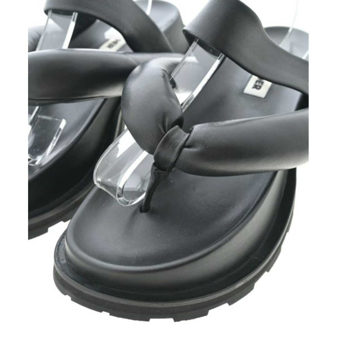 Jil Sander(ジルサンダー)のJIL SANDER ジルサンダー サンダル EU37(23.5cm位) 黒 【古着】【中古】 レディースの靴/シューズ(サンダル)の商品写真