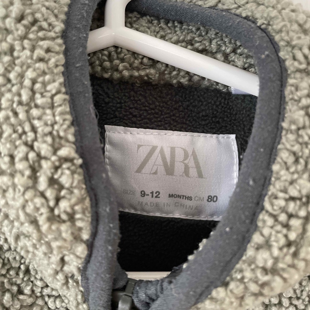 ZARA(ザラ)のフリースコート キッズ/ベビー/マタニティのベビー服(~85cm)(ジャケット/コート)の商品写真