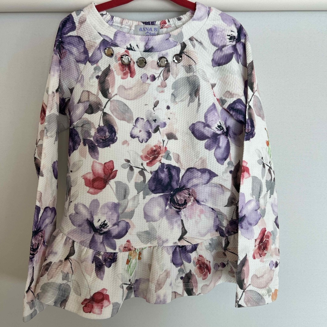ANNA SUI mini(アナスイミニ)のアナスイミニ　カットソー　120センチ キッズ/ベビー/マタニティのキッズ服女の子用(90cm~)(Tシャツ/カットソー)の商品写真