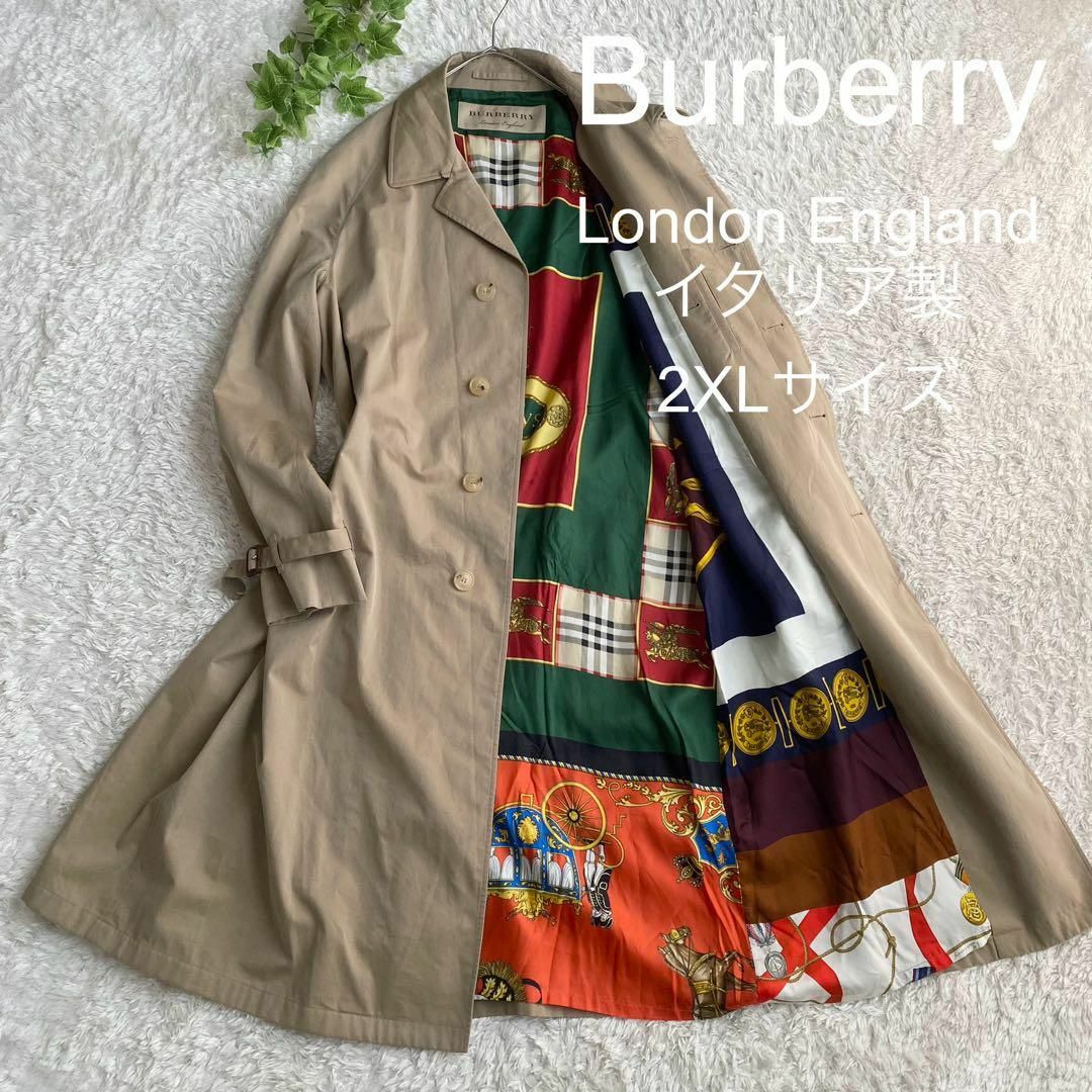 BURBERRY - Burberry London England スカーフ柄 イタリア製 2XLの通販