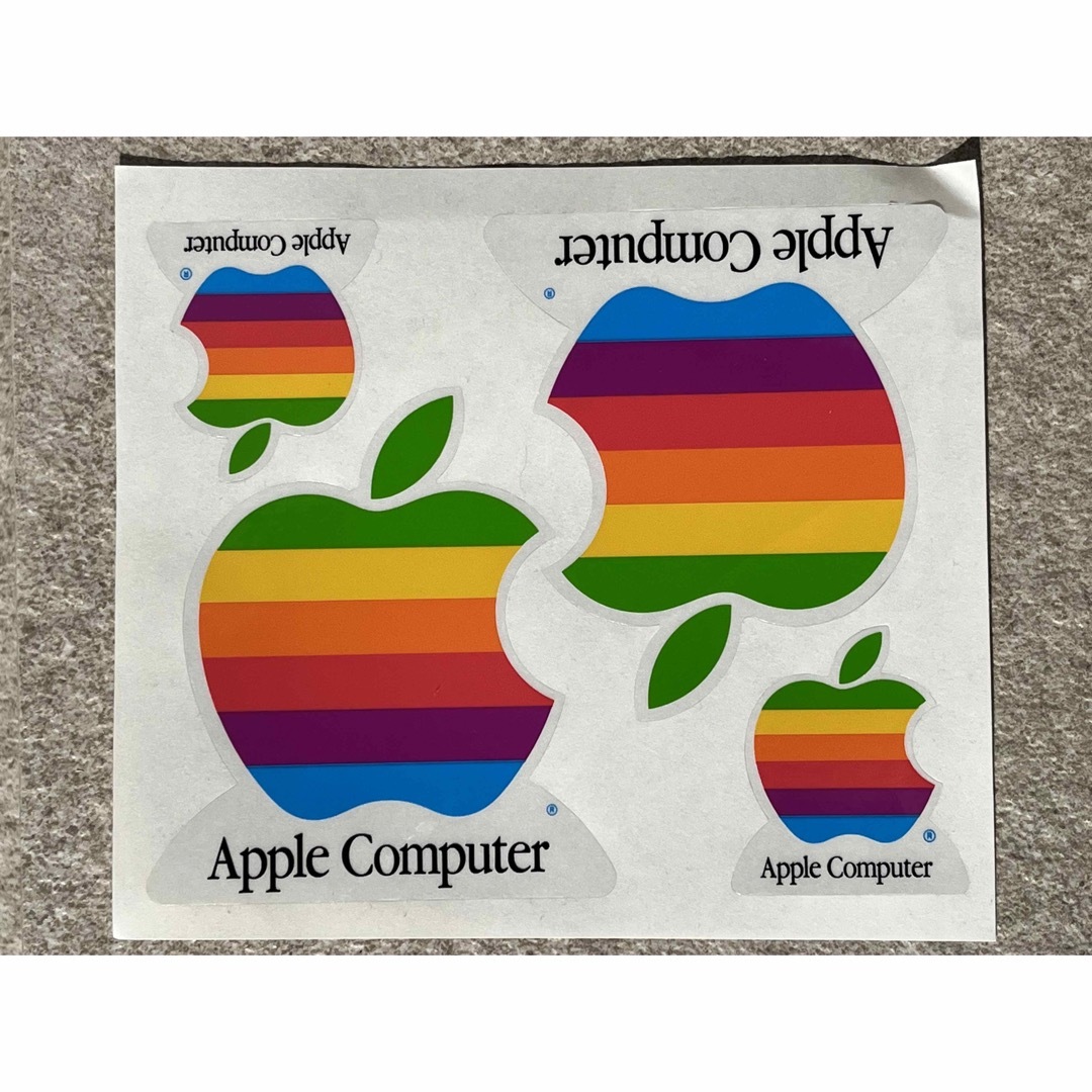 Apple(アップル)の(レア)アップル ステッカー エンタメ/ホビーのコレクション(ノベルティグッズ)の商品写真