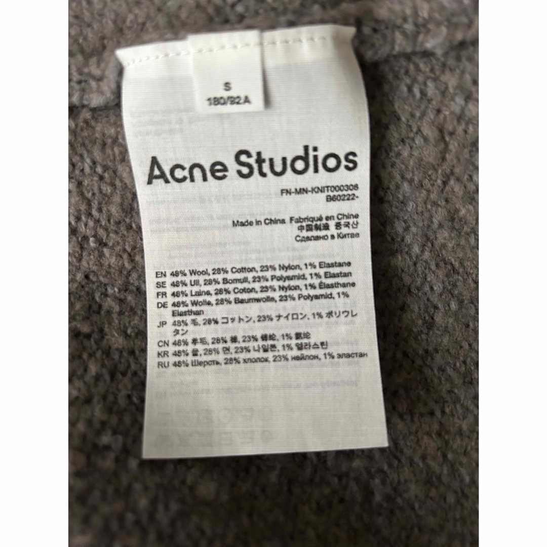 Acne Studios(アクネストゥディオズ)の定価81400円23aw Acne studiosウールブレンドカーディガン メンズのトップス(カーディガン)の商品写真