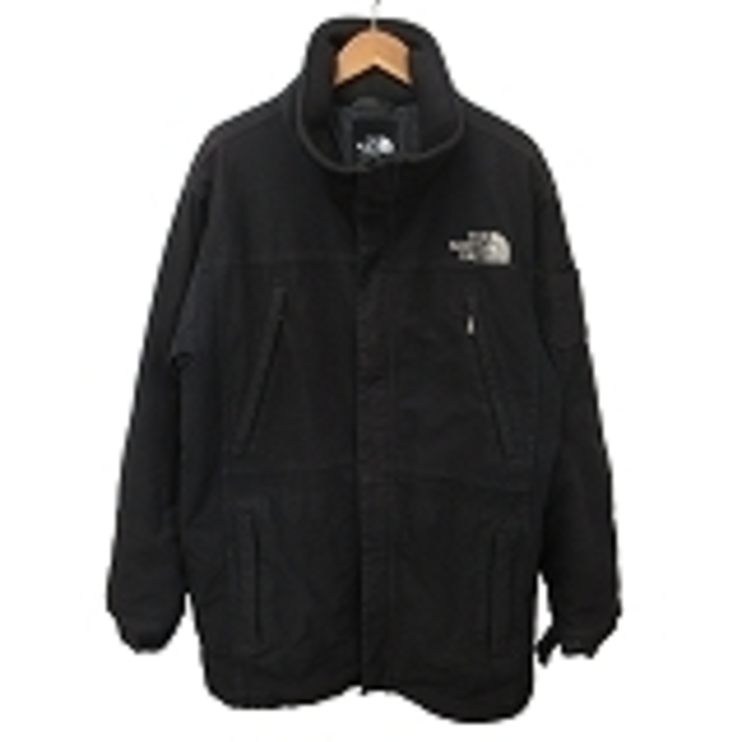 ザノースフェイス 中綿ブルゾン ジャケット コート ロゴ刺繡 黒 Sのサムネイル
