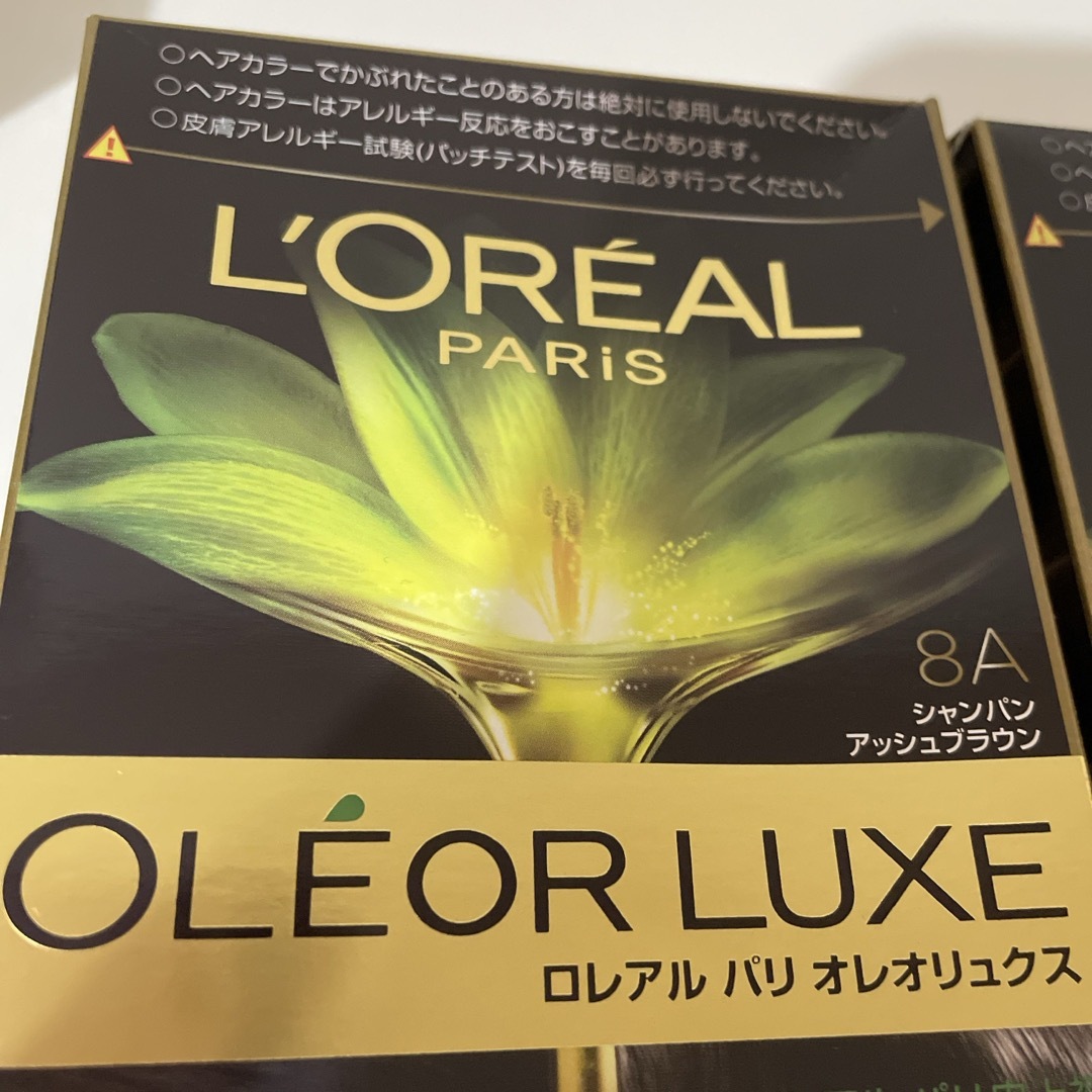 L'Oreal Paris(ロレアルパリ)の【新品未使用】今だけ値下げ！ロレアルパリオレオリュックス  カラー8Aを2箱 コスメ/美容のヘアケア/スタイリング(カラーリング剤)の商品写真