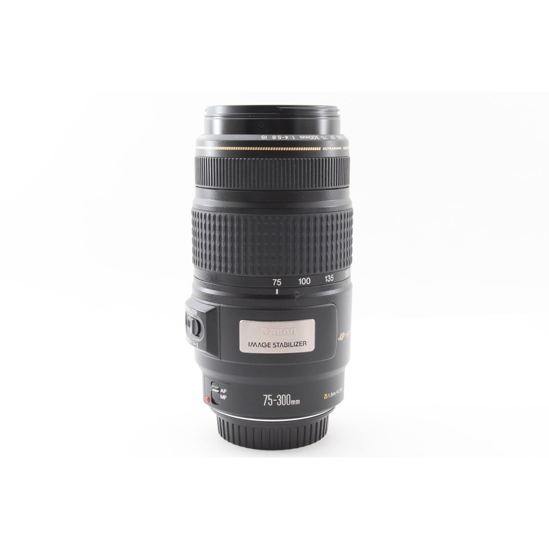 動作品 キャノン Canon EF 75-300㎜F4-5.6 IS USM - レンズ(ズーム)