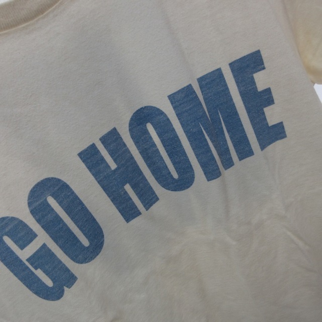 TMT(ティーエムティー)のティーエムティー GO HOME Tシャツ カットソー 半袖 白 M STK メンズのトップス(Tシャツ/カットソー(半袖/袖なし))の商品写真