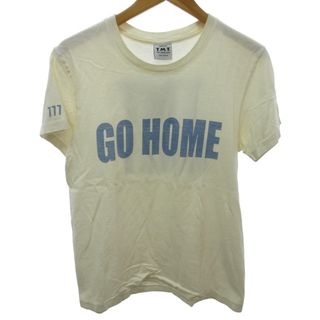 ティーエムティー(TMT)のティーエムティー GO HOME Tシャツ カットソー 半袖 白 M STK(Tシャツ/カットソー(半袖/袖なし))