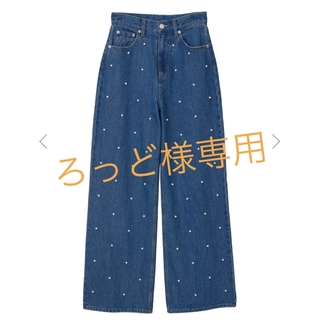 アメリヴィンテージ(Ameri VINTAGE)のAmeri VINTAGE SCATTERED PEARL DENIM(デニム/ジーンズ)