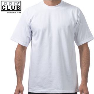 プロクラブ(PRO CLUB)のプロクラブ L 白 ホワイト 半袖 ヘビーウェイト Tシャツ(Tシャツ/カットソー(半袖/袖なし))