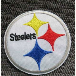 激渋■鋼鉄NFLピッツバーグ・スティーラーズSteelersアメフト刺繍ワッペン(アメリカンフットボール)