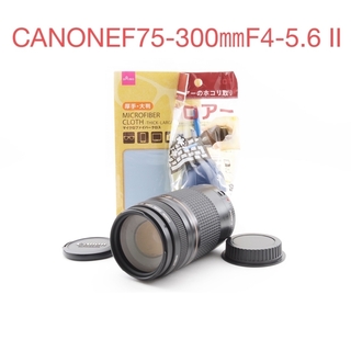 Canon - 【付属品付き】キャノン CANON EF 75-300㎜ F4-5.6 IIの通販