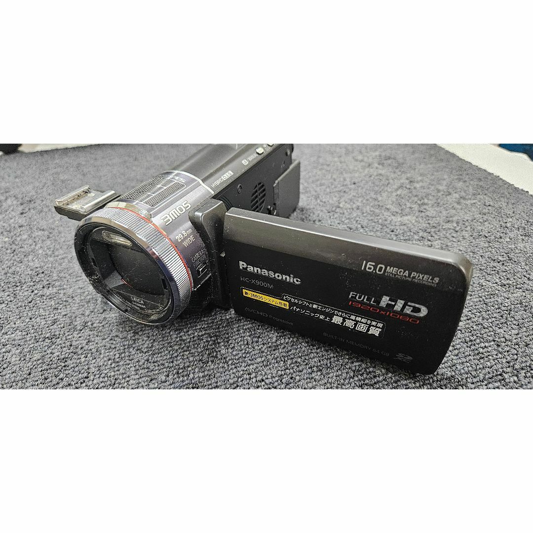 Panasonic(パナソニック)のパナソニックビデオカメラHC-X900M　3mos　現状品動作未確認。 スマホ/家電/カメラのカメラ(ビデオカメラ)の商品写真