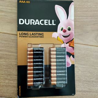 コストコ(コストコ)のデュラセル　アルカリ単4電池　40本DURACELL Alkaline 単四電池(バッテリー/充電器)