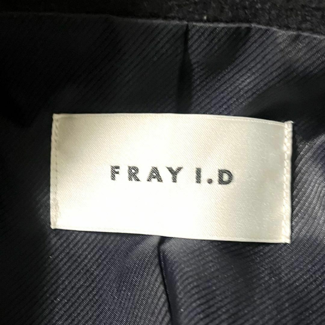 FRAY I.D(フレイアイディー)のFRAY I.D フレイアイディー　ロング　チェスターコート　ネイビー　ダブル レディースのジャケット/アウター(チェスターコート)の商品写真