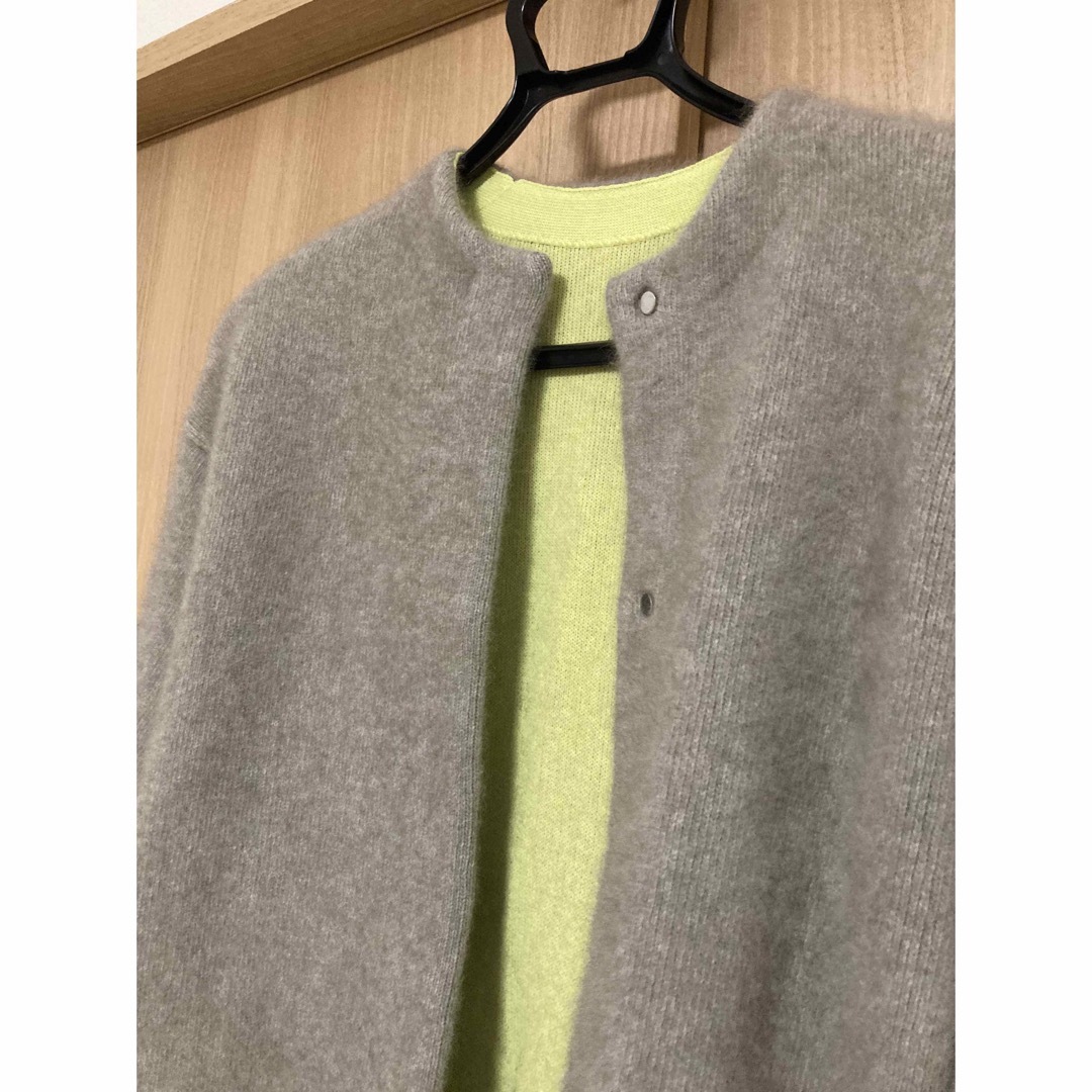 ELENDEEK(エレンディーク)のELENDEEK RACCOON MIX W CARDIGAN レディースのトップス(カーディガン)の商品写真