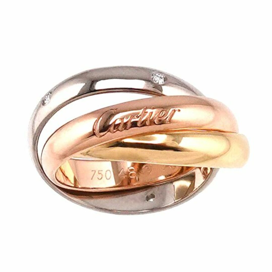 Cartier - カルティエ Cartier トリニティ MM #48 リング ダイヤ 5P