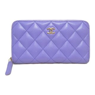 シャネル キャビアスキン 財布(レディース)(パープル/紫色系)の通販