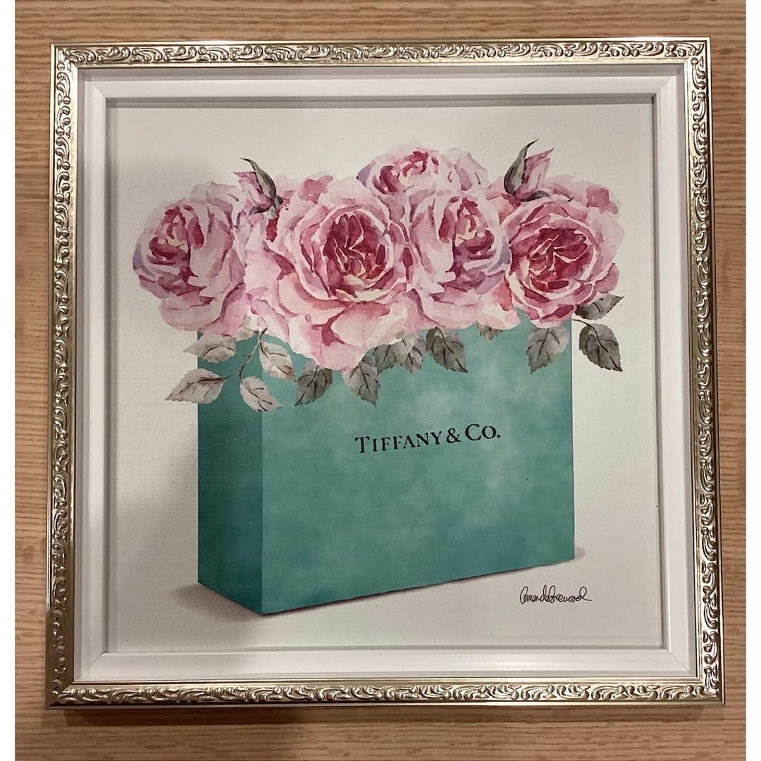 Tiffany & Co.(ティファニー)のアートパネル ブランド ティファニー TIFFANY＆Co. オマージュアート  エンタメ/ホビーのアート用品(ボードキャンバス)の商品写真