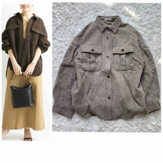 カーサフライン(CASA FLINE)の美品✨カーサフライン ジャケット 冬服 ウール アウター ブルゾン(ブルゾン)