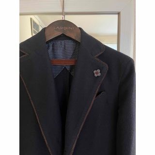 ラルディーニ(LARDINI)のラルディーニ　 Lardini チェスターコート サイズ 46 ネイビー(チェスターコート)