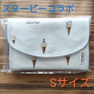 ジェラートピケ(gelato pique)のジェラピケ母子手帳ケース(Sサイズ)　スヌーピー　アイスブルー(母子手帳ケース)