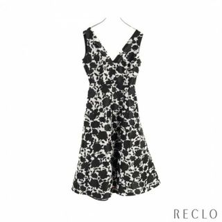 ケイトスペードニューヨーク(kate spade new york)のBicolor Floral Soire Dress ワンピース 花柄 ブラック ホワイト(その他)