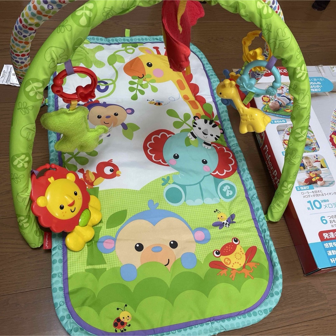 Fisher-Price(フィッシャープライス)のフィッシャープライス レインフォレスト 指遊びミュージカルジム ベビージム キッズ/ベビー/マタニティのおもちゃ(ベビージム)の商品写真