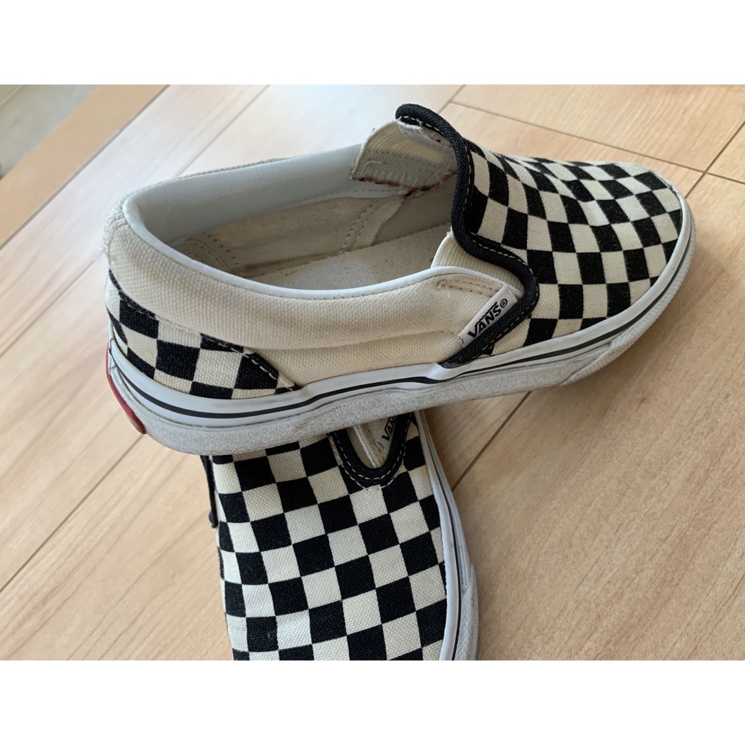 VANS(ヴァンズ)のVANS スリッポン 21センチ キッズ/ベビー/マタニティのキッズ靴/シューズ(15cm~)(スリッポン)の商品写真