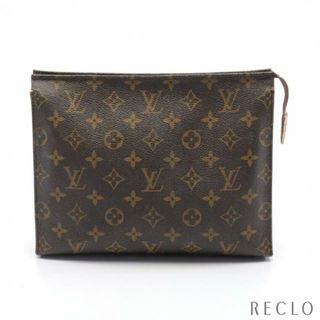 ルイヴィトン(LOUIS VUITTON)のポッシュトワレット26 モノグラム クラッチバッグ PVC レザー ブラウン(クラッチバッグ)