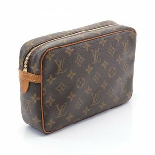 ルイヴィトン(LOUIS VUITTON)のコンピエーニュ23 モノグラム クラッチバッグ セカンドバッグ PVC レザー ブラウン(クラッチバッグ)