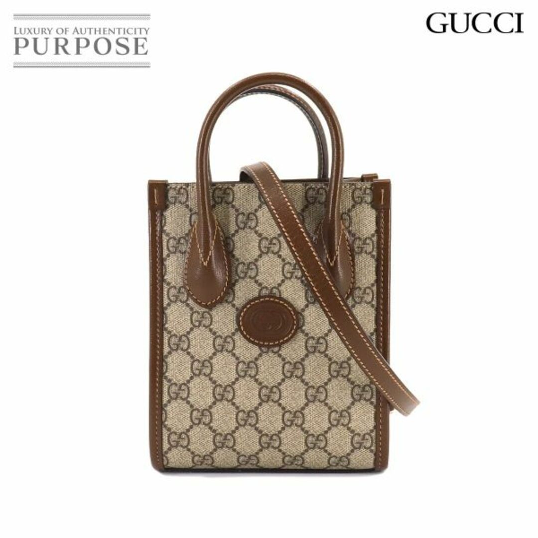 Gucci - 未使用 展示品 グッチ GUCCI インターロッキングG ミニ トート