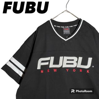 90s FUBU ベースボールゲームシャツ B系 HIPHOP Y2K