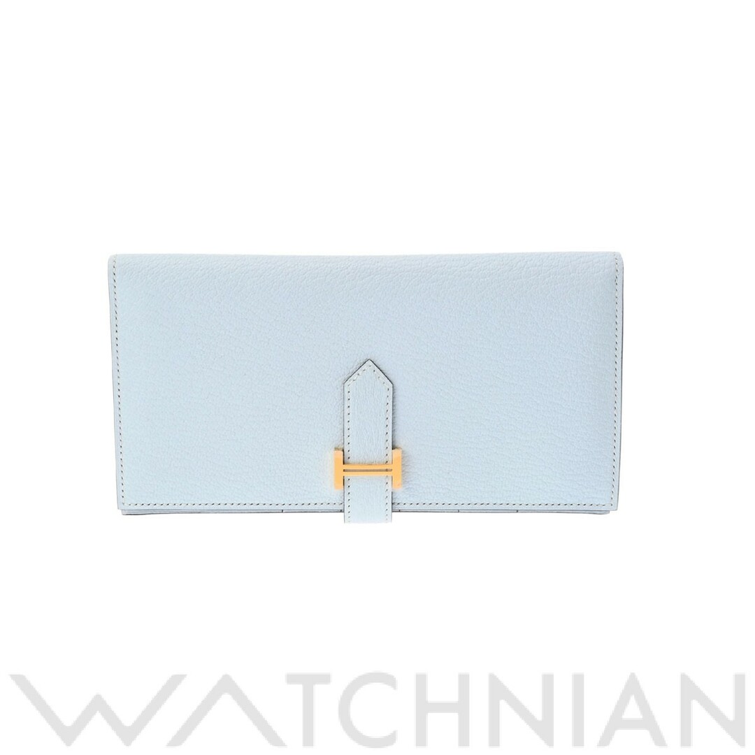 Hermes - 未使用 エルメス HERMES ユニセックス 長財布 ブルーブリュム