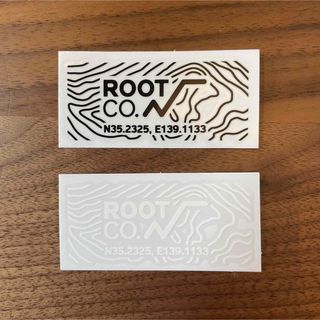 ルート(ROOT CO.)の新品 ROOT CO. ステッカー 白黒2枚セット(その他)