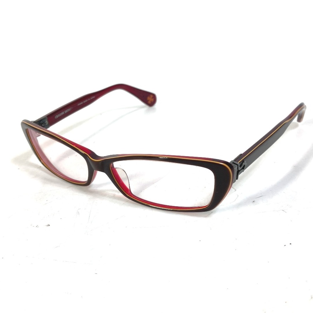 クロムハーツ CHROME HEARTS VENUS めがね メガネ アイウェア 眼鏡 プラスチック ブラウン系W5cmxH28cmテンプル
