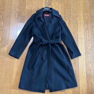 MaxMara  マックスマーラ 黒　薄手　コート　羽織物