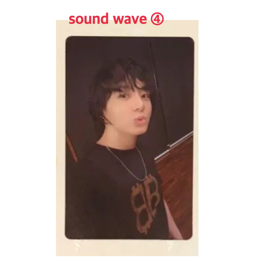 BTS ジョングク golden ラキドロ soundwave トレカ 4枚